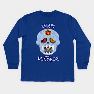 Mighty Max Escape from Skull Dungeon - Faded Kids Long Sleeve T-Shirt